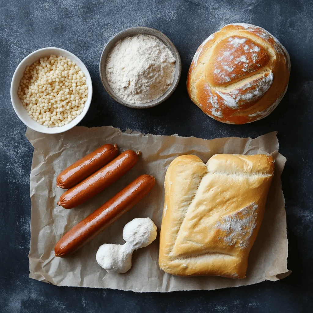 Freshly baked homemade hot dog buns on a cooling rack, golden brown and ready to be filled with gourmet toppings.
